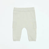 Baby Side Pocket Sweater Knit Pants FW23 (Organic Cotton): 0-3 Month / Teal Blue