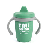 Tall Drink of Water Happy Sippy Cup: Green