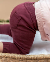Pocket Baby Pants Sweater Knit (Organic) FW25 - 7 Colors: Natural / 0-3M