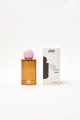 Choice Blooms Room Linen Fragrance Spray with Amber, Rose, and Oud scent, featuring elegant packaging and a floral and woody aroma.