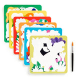 Mighty Dinosaurs Color Magic Water-Reveal Kit by Chronicle Books showing a colorful dinosaur illustration and water pen for kids.
