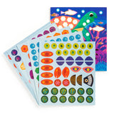 Ocean Life Sticker Sparkle Poster Activity Kit by Chronicle Books featuring colorful ocean creatures and glittery sticker designs.