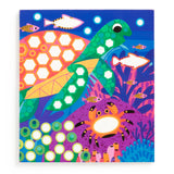 Ocean life sticker sparkle poster activity kit with colorful marine animals and ocean scenes for kids by Chronicle Books
