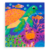 Ocean Life Sticker Sparkle Poster Activity Kit by Chronicle Books featuring colorful ocean creatures and fun sticker elements.
