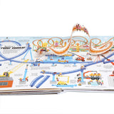 Children's construction site book by Chronicle Books featuring colorful illustrations and construction vehicles on the cover.