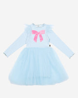 Frill Bow Tutu Dress: Red / 10
