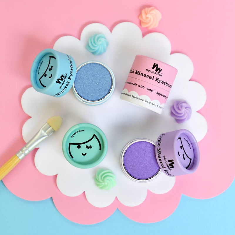 Kids Eco Natural Pressed Eyeshadow & Blush: Pink Eyeshadow