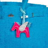 Hampton's "Designer" Inspired Tote Bag - 7 colors !!!: Turquoise/Pink