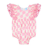 Anna Baby Romper Shell Beach Pink