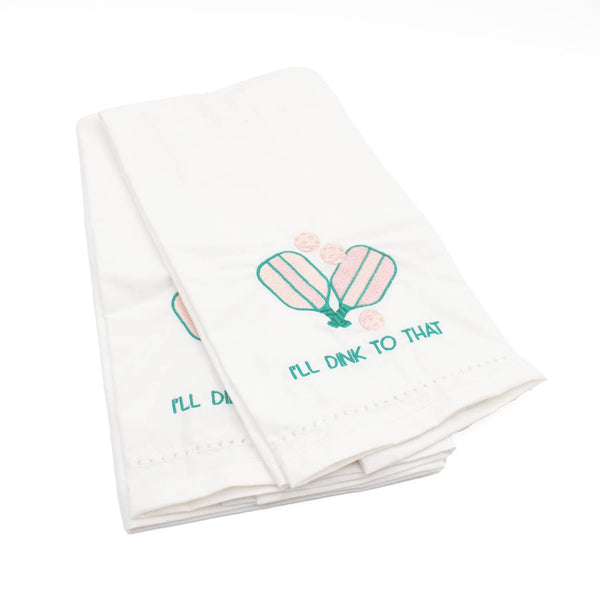 Pickleball Embroidered Bar Towel Set