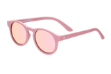 Pretty in Pink Polarized Keyhole Sunglasses w/ Mirrored Lens: Ages 6+