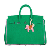 Hampton's "Designer" Inspired Tote Bag - 7 colors !!!: Turquoise/Pink