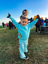 Grateful Dead Rainbow Bears Crewneck - Blue: 6/7