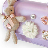 B1207 Bunny Applique Purse (4 Colors): Fuchsia