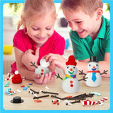 Snowman Making Kit for Kids - Build a Snow Man Craft Kits