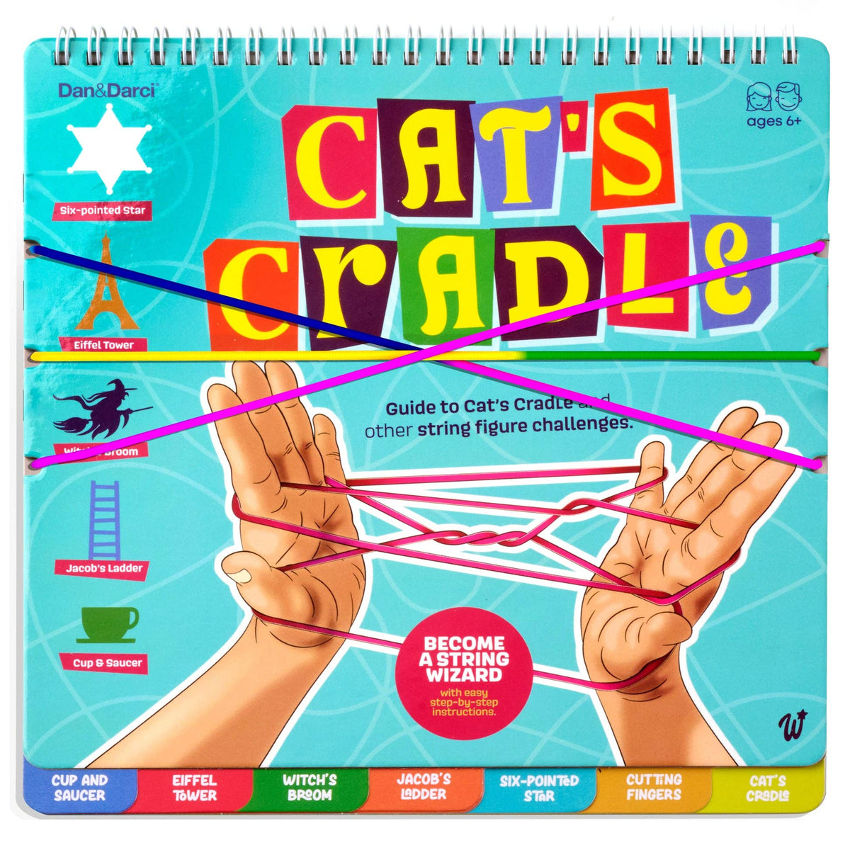 Dan&Darci Cat’s Cradle String Game Book w/ String