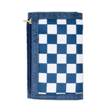 Checkered Boy Wallet: Black