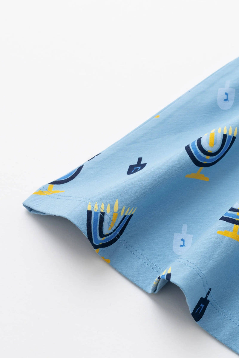 Holiday Double Ruffle Let's Dance Dress_Hanukkah Celebration: Girl / Hanukkah Celebration / 18-24m