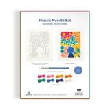 Blooming Wildflowers Punch Needle Kit by Chronicle Books featuring colorful wildflower designs for embroidery and craft projects.