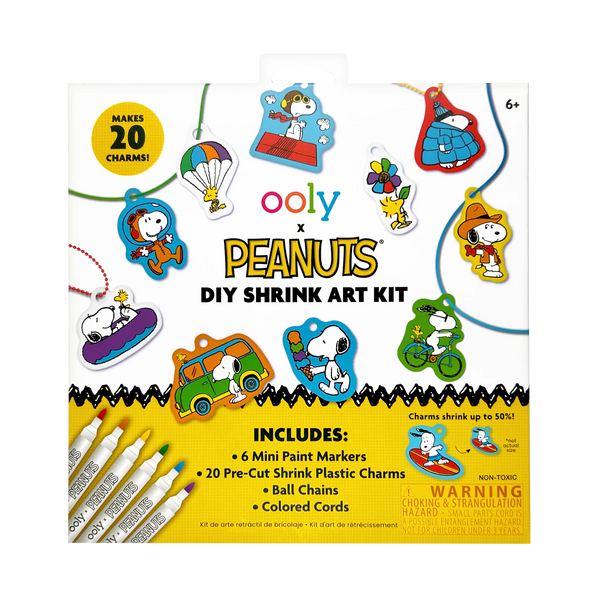 OOLY x Peanuts DIY Shrink Art Kit