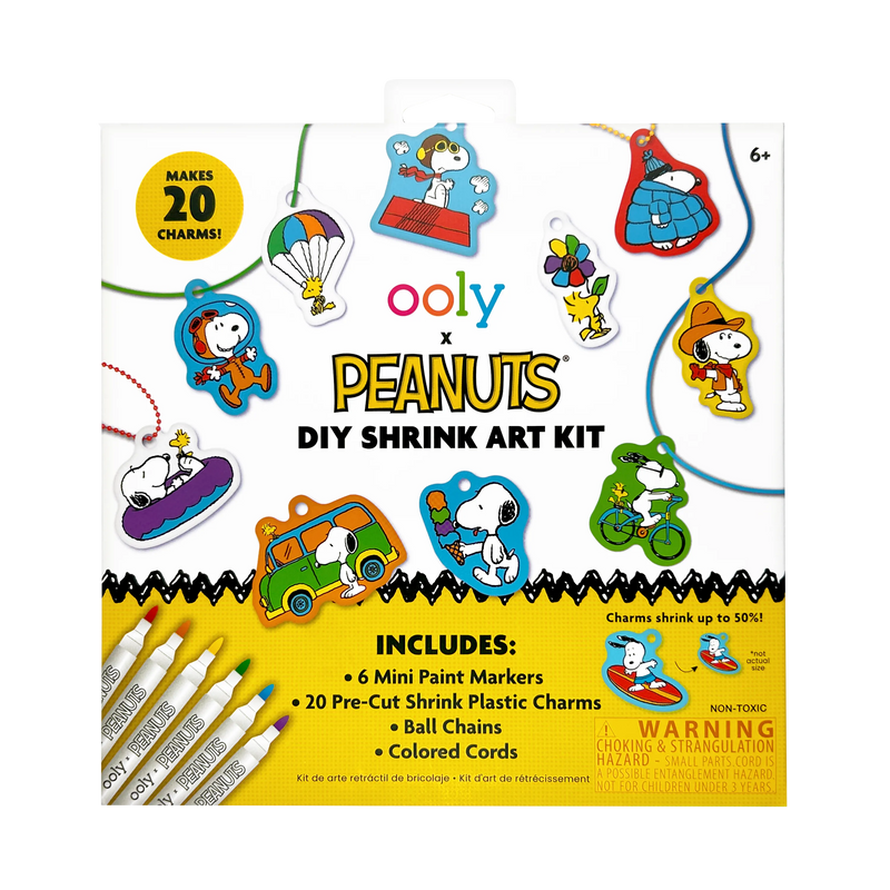 OOLY x Peanuts DIY Shrink Art Kit