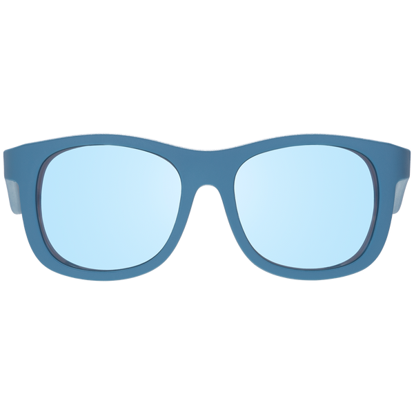 Midnight Blue Polarized Kid Sunglasses with Mirrored Lens: Ages 6+