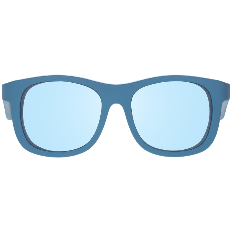 Midnight Blue Polarized Kid Sunglasses with Mirrored Lens: Ages 6+