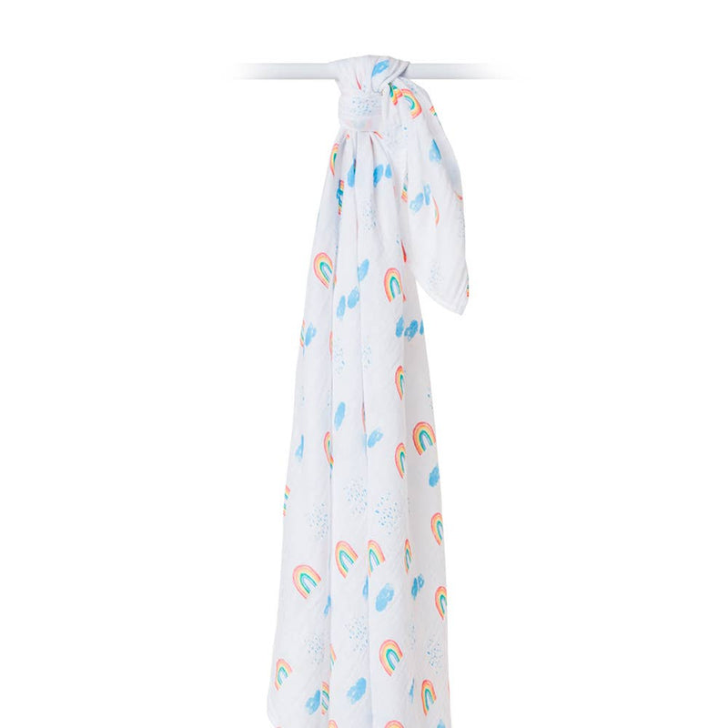 Classic Muslin Swaddle - Rainbow Sky