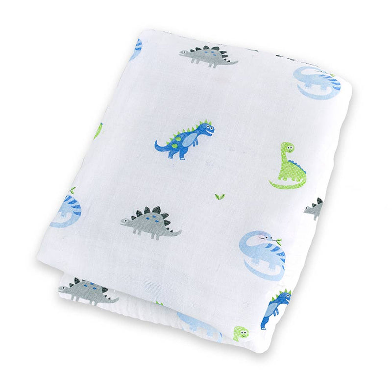 Classic Muslin Swaddle - Prehistoric Pals