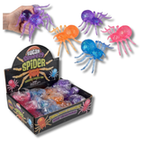 Halloween Squeezy Sugar Spider Fidget Kids Toy- Assorted