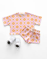 Shorts Set | Retro Daisy: 0-3M