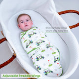 Cotton Velcro Newborn Swaddle Sack Golf A Round: S/M(0-3 Months)