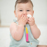 Punch duo Pacifier Clip: Pink