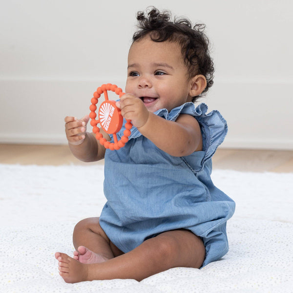 Beach Bum Happy Teether: Orange