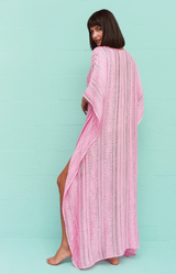 Seafoam metallic weave thobe by pītusa, featuring a sleek, woven fabric design and a standard fit.