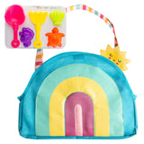 Beach Tote with Sand Toys Play Set: Sunshine