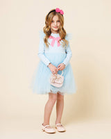 Frill Bow Tutu Dress: Red / 10