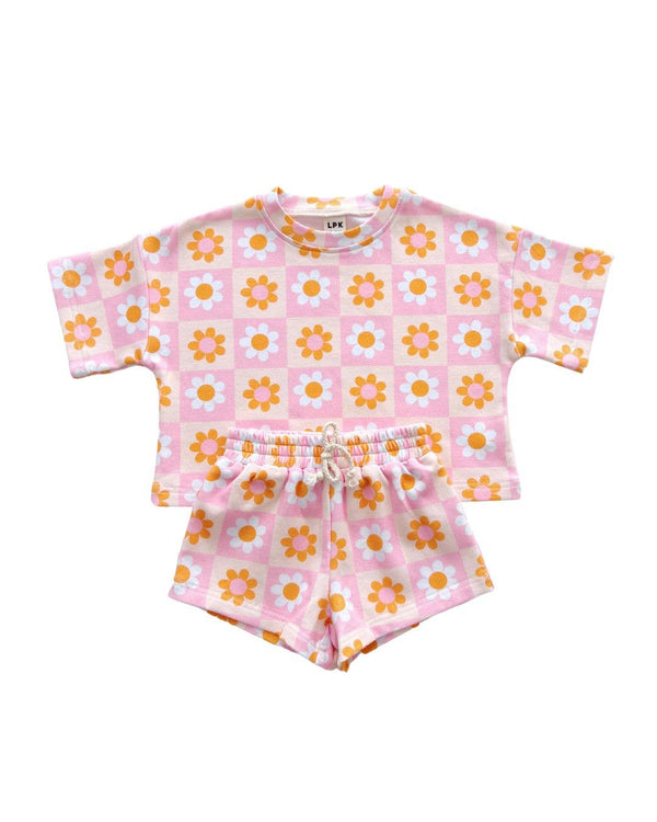 Shorts Set | Retro Daisy: 12-18M