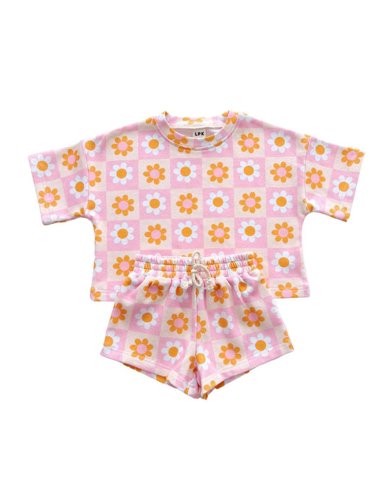 Shorts Set | Retro Daisy: 6-12M