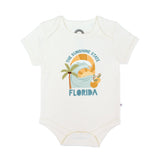 The Sunshine State Florida Souvenir Cotton Baby Onesie: White/Multi