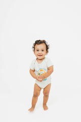 The Sunshine State Florida Souvenir Cotton Baby Onesie: White/Multi