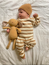 Organic Baby Hat: 0-6 Months / Navy
