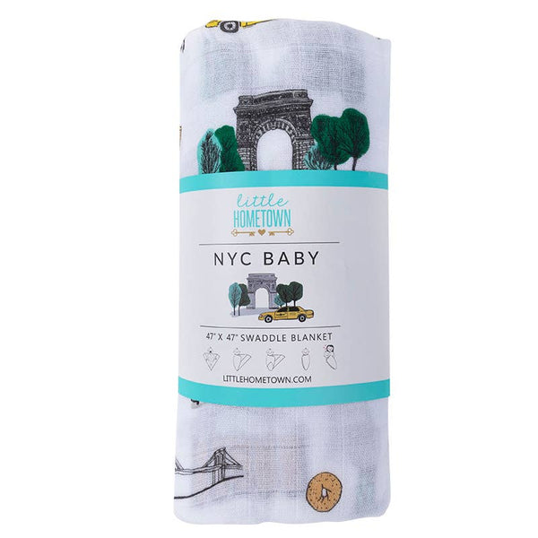 New York City Baby Swaddle Blanket (Unisex)