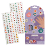 Clear nail stickers with a fairytale design by Stephen Joseph Gifts, featuring whimsical and colorful fairy tale motifs.