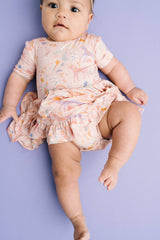 Stardust Unicorns Short Sleeve Bodysuit Bamboo Dress