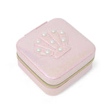 Mermaid Seashell Pearl Jewelry Box: Hot Pink