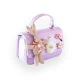 B1207 Bunny Applique Purse (4 Colors): Fuchsia