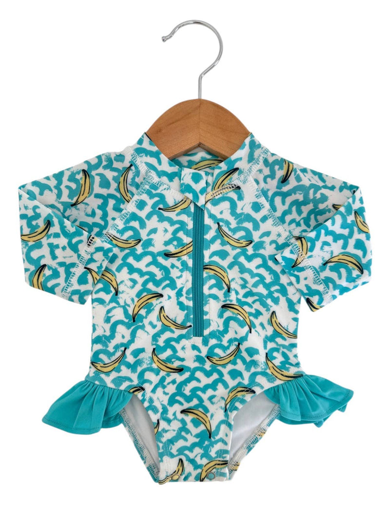 Bananas / Skipper Rashguard Swimsuit / UPF 50+