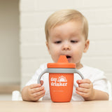 Day Drinker Happy Sippy Cup: Orange