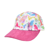 Kids UPF50+ Cam-Cam Cap for Boys and Girls: Large / Artsy Shark